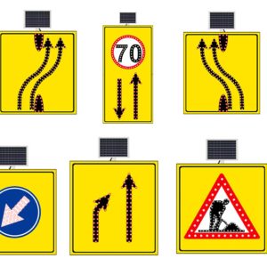 Güneş Enerjili Normal Performans LED’li Yol Bakım Levhaları
