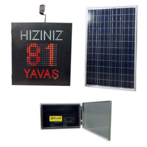 Güneş Enerjili Şehir İçi Radarlı Hız Uyarı Sistemi