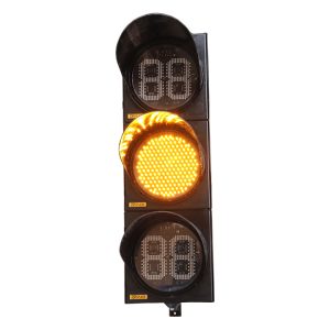 200 mm Kırmızı Yeşil Geri Sayıcılı LED’li Oto Siyah Standart